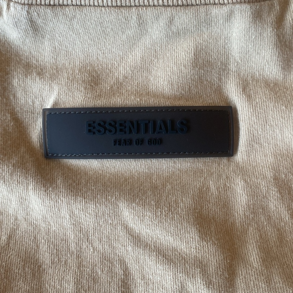 Fear of God Essentials Sand Tee Small - Picture 4 of 5